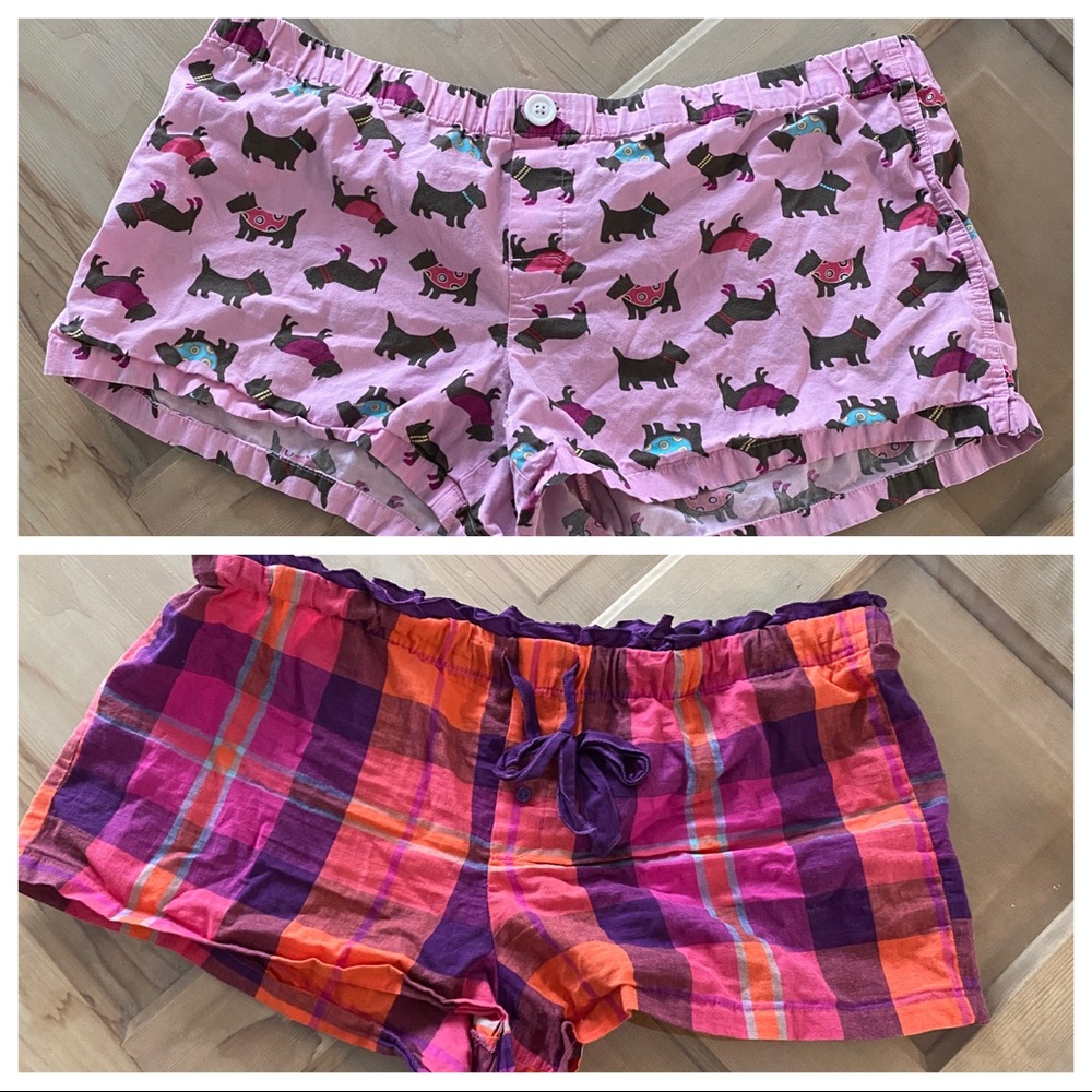 Two pairs of sleeping shorts